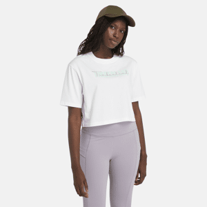 Timberland - Cropped T-Shirt for Women in White, Woman, White, Size: L