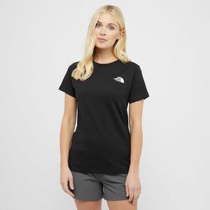 The North Face Women's Box Nse Slim Short Sleeve Tee - Black, Black - female