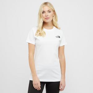 The North Face Women's Box Nse Slim Short Sleeve Tee - White, White - female