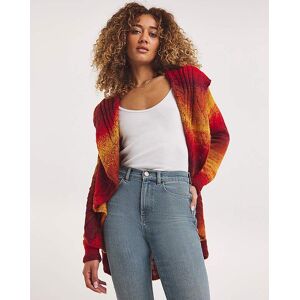 Joe Browns Up In Flames Ombre Cardigan RED Multicolour 20/22 female