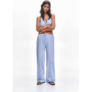 Pull&Bear Pyjama Bottoms (Size: L) Blue female