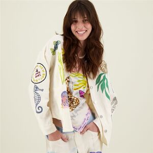 ME369 Jacket 'Simone' Motif Print In Magic Ocean Multi