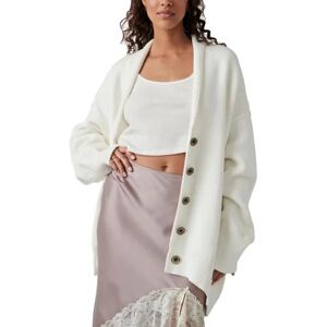 Free People Womens White Chamomile Cardigan - Female - White