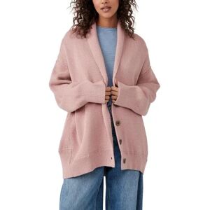 Free People Womens Pink Chamomile Cardigan - Female - Pink