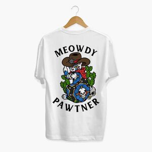 Broken Society Meowdy Pawtner T-shirt (Unisex)