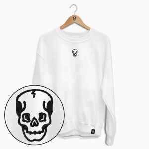 Broken Society Skull Embroidered Sweatshirt (Unisex)