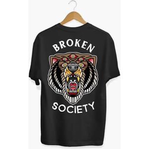 Broken Society Brown Bear T-Shirt (Unisex)