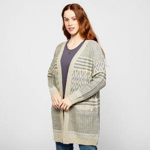 Weird Fish Women's Lipa Cardigan, Grey  - Grey - Size: 8