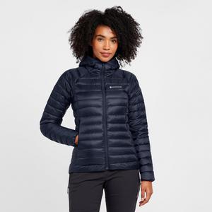 Montane Women's Anti-Freeze Hooded Down Jacket, Black  - Black - Size: 10