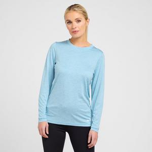 Peter Storm Women's Active Long Sleeve T-Shirt, Blue  - Blue - Size: 16