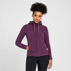 Peter Storm Women's Full Zip Microfleece Hoodie, Purple  - Purple - Size: 16