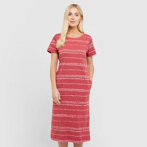 One Earth Women's Hayle Midi Dress, Red  - Red - Size: 20