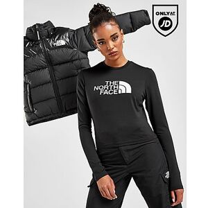 The North Face Dome Slim Long Sleeve T-Shirt - Black - Womens, Black