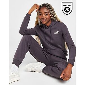 Puma Emblem Overhead Hoodie - Grey - Womens, Grey