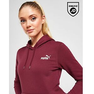 Puma Emblem Overhead Hoodie - Red - Womens, Red