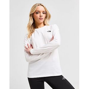 The North Face Simple Dome Long Sleeve T-Shirt - White - Womens, White