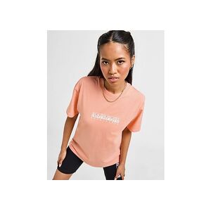 Napapijri Box Logo T-Shirt - Pink - Womens, Pink