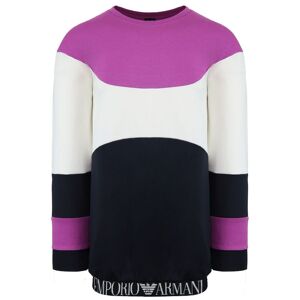 (8) Emporio Armani Long Sleeve Crew Neck Colour Block Womens Jumper Dress 3G2M64