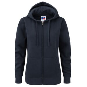 Russell Hobbs (L, French Navy) Russell Ladies Premium Authentic Zipped Hoodie (3-Layer Fabric)