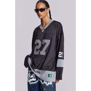 Jaded Archive Diamante Football Shirt   Jaded London - S/M / Black