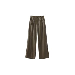 Cubic Baggy Wide Leg Trousers Khaki M female