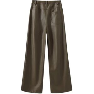 Cubic Baggy Wide Leg Trousers Khaki S female