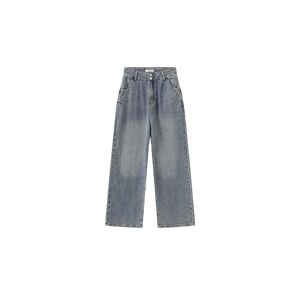 Cubic High Waist Oversized Jeans Blue L female