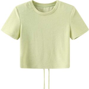 Cubic Basic Cropped T-Shirt Green UN female