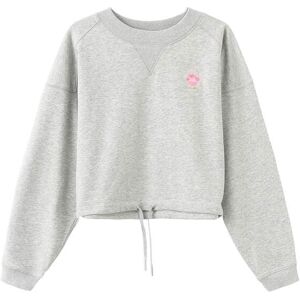 Cubic Short Basic Sweatshirt Gray S female