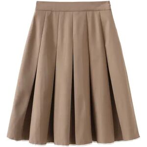 Cubic High Waisted Pencil Skirt Khaki M female