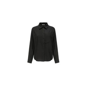 Cubic Asymmetric Panelled Shirt Black UN female