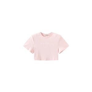 Cubic Loose Fit Cropped T-Shirt Pink M female