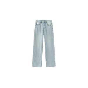 Cubic Asymmetric Pocket Classic Jeans Light Blue L female