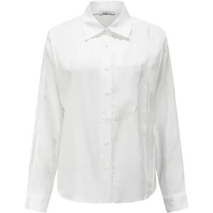 Cubic Asymmetric Panelled Shirt White UN female