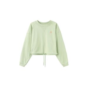 Cubic Short Basic Sweatshirt Light Green S female