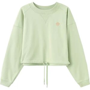 Cubic Short Basic Sweatshirt Light Green S female