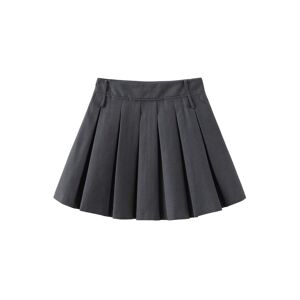 Cubic School Girl Mini Skirt Gray M female