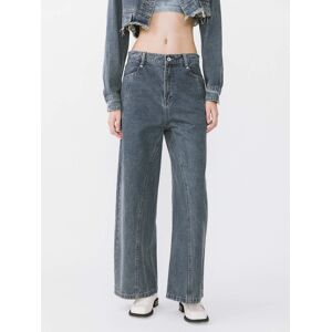 Cubic Oversized Boyfriend Jeans Steel Blue S female