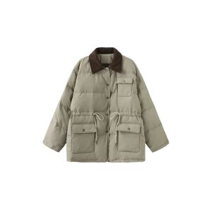 Cubic Cargo Down Coat Green UN female