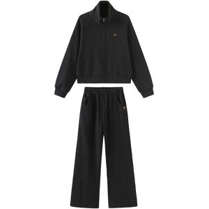 Cubic Pure Cotton Sports Leisure Suit Black M female