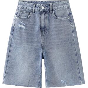 Cubic Denim Bermuda Shorts Light Blue S female