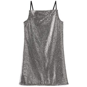 Cubic Silver Space Sling Dress Silver S female