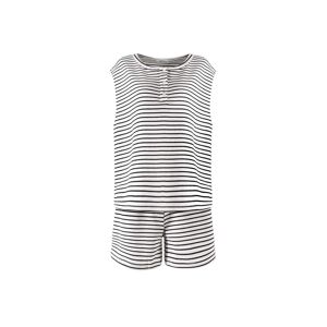 Cubic Casual Striped Vest and Matching Shorts White UN female