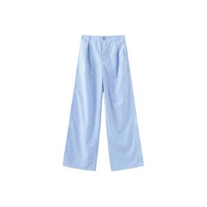 Cubic High Rise Pinstripe Tailored Trousers LightSteelBlue S female