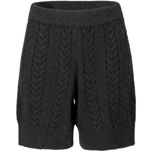 Cubic Fishbone Knit Shorts Black M female