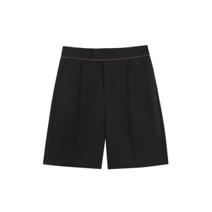 Cubic High Waisted Tailored Shorts Black M female