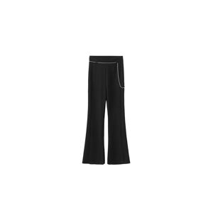 Cubic Classic Tailored Flared Trousers Black L female