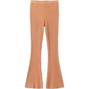 Cubic High Waist Pleated Pants Orange L female