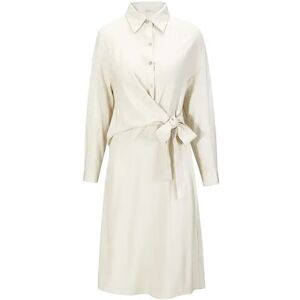 Cubic Beige Knotted Midi Dress Beige UN female