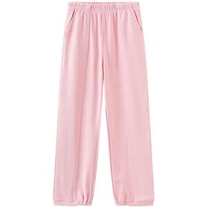 Cubic High Waisted Straight Leg Joggers Pink M female